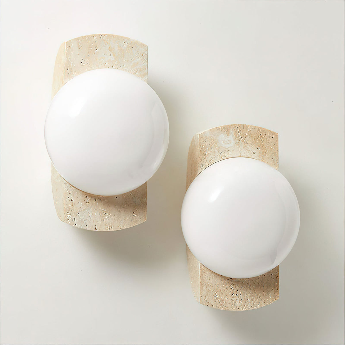Aisle Wall Lamp Marble or Travertine-Neutral Decor