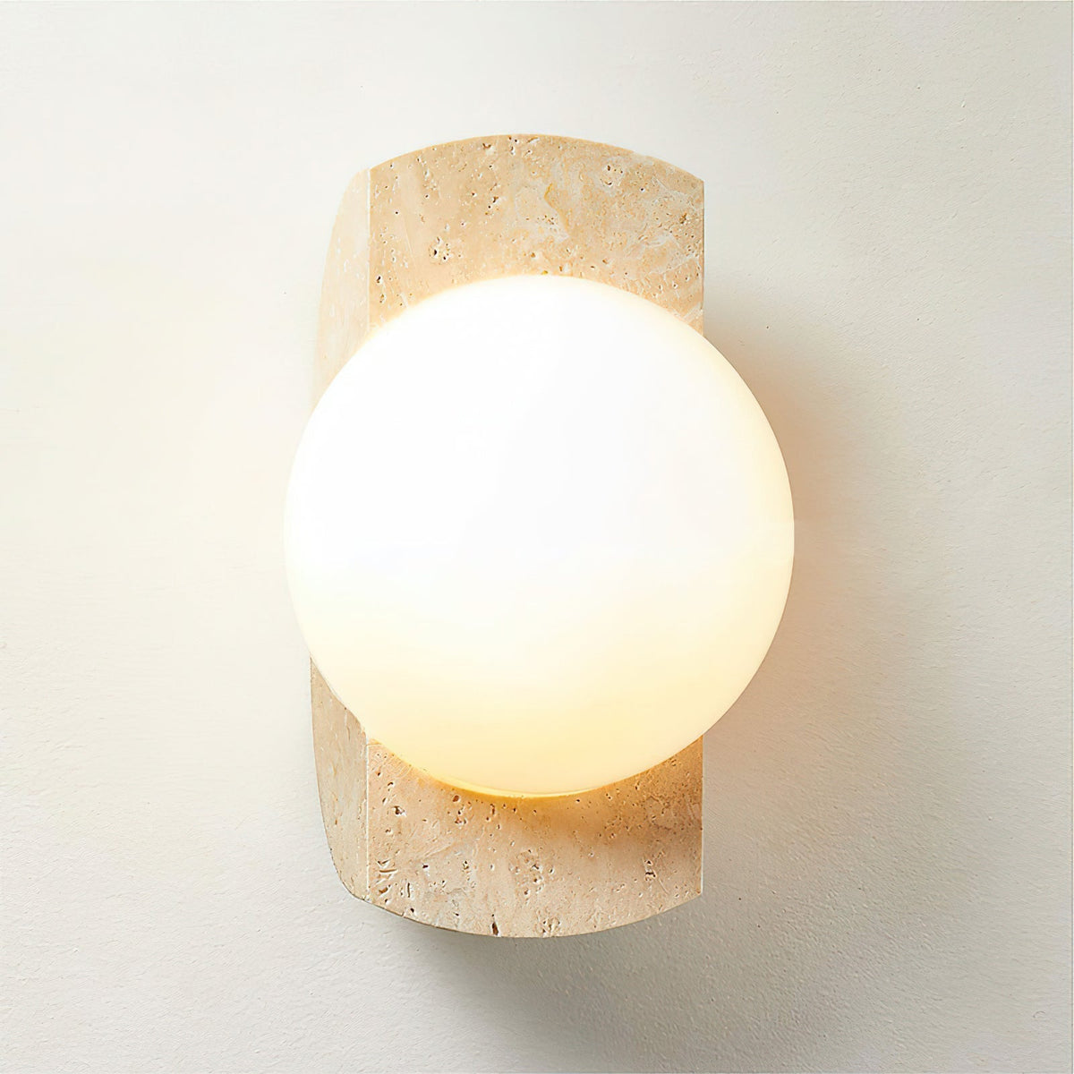 Aisle Wall Lamp Marble or Travertine-Neutral Decor