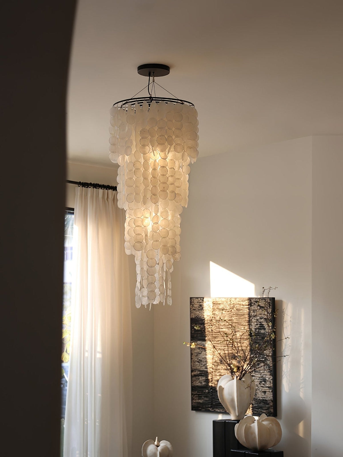 Caliana Lustre en Verre en Cascade