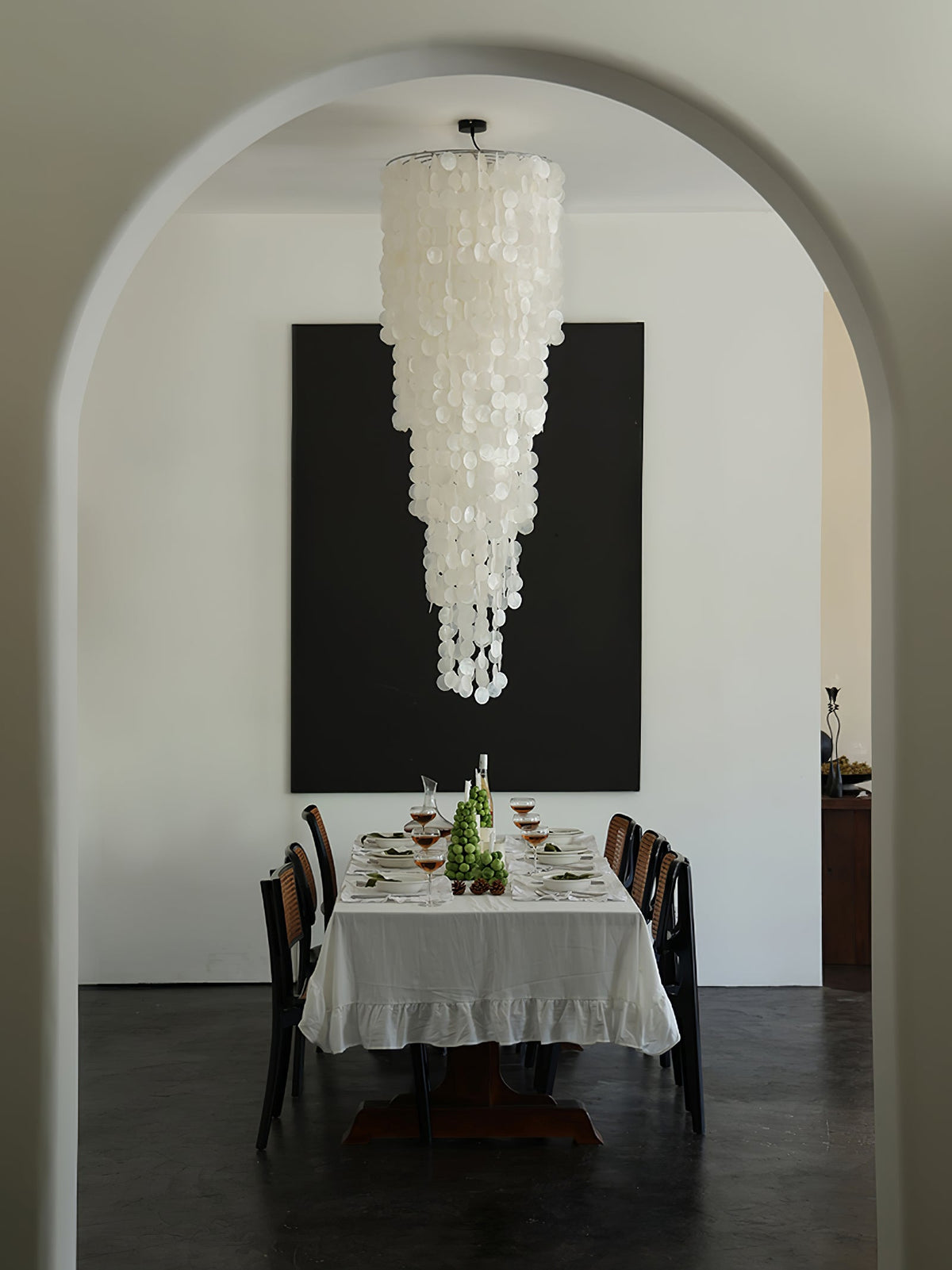 Caliana Lustre en Verre en Cascade