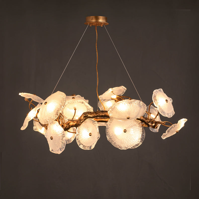 Avenhurst Lustre Lotus En Verre – vue 18