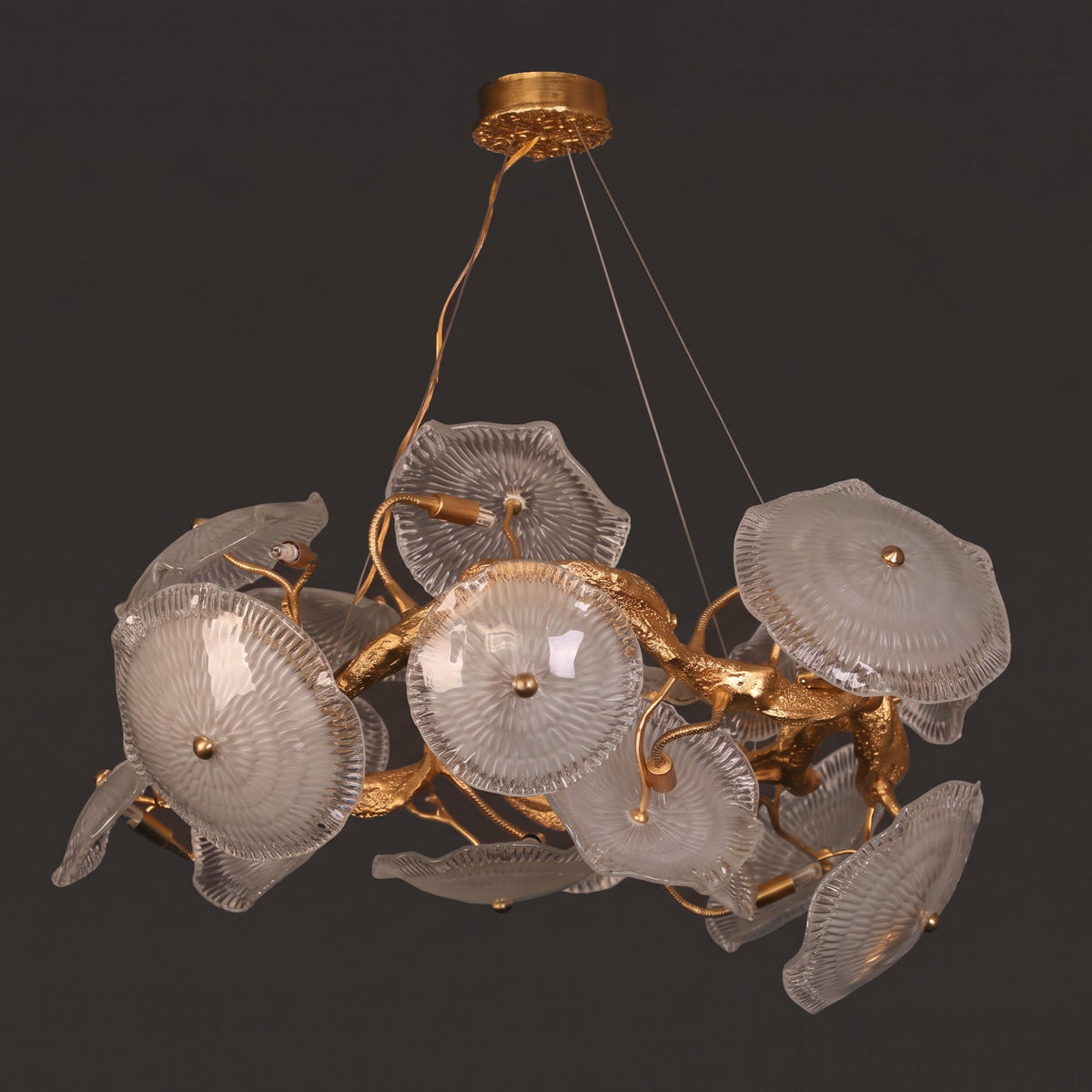 Avenhurst Lustre Lotus En Verre – vue 21