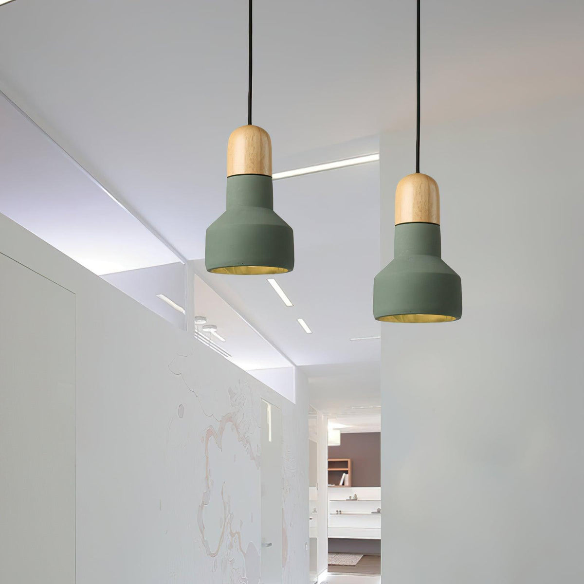 Trio Suspension Rustique en Bois