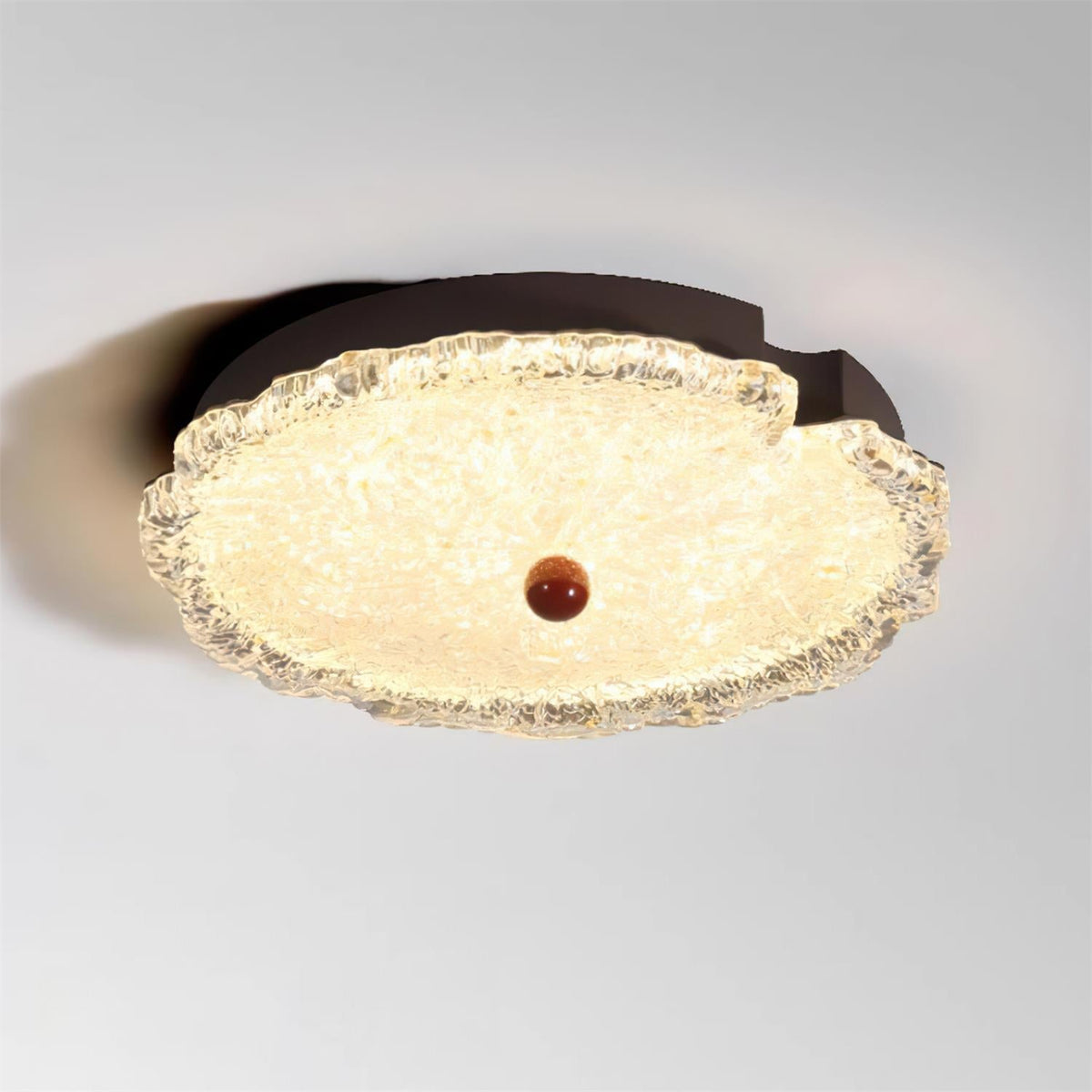 Gialo Textured Glass Ceiling Light-Neutral Decor