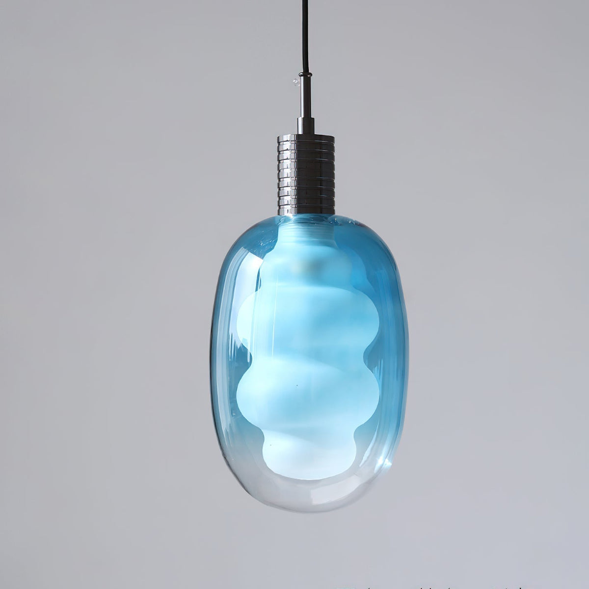Full assembly of the Niche Pendant Light with its ceiling mount.