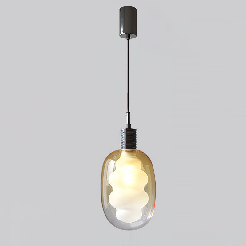 Unlit Niche Pendant Light showcasing its artistic form.