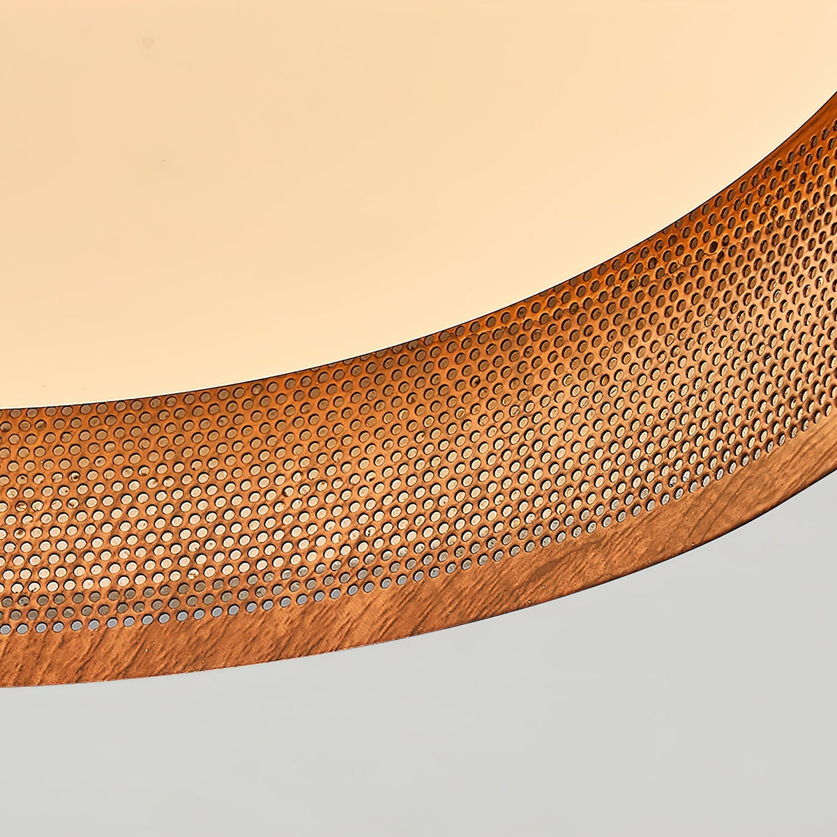 The beige finish option of the Nolan ceiling light.