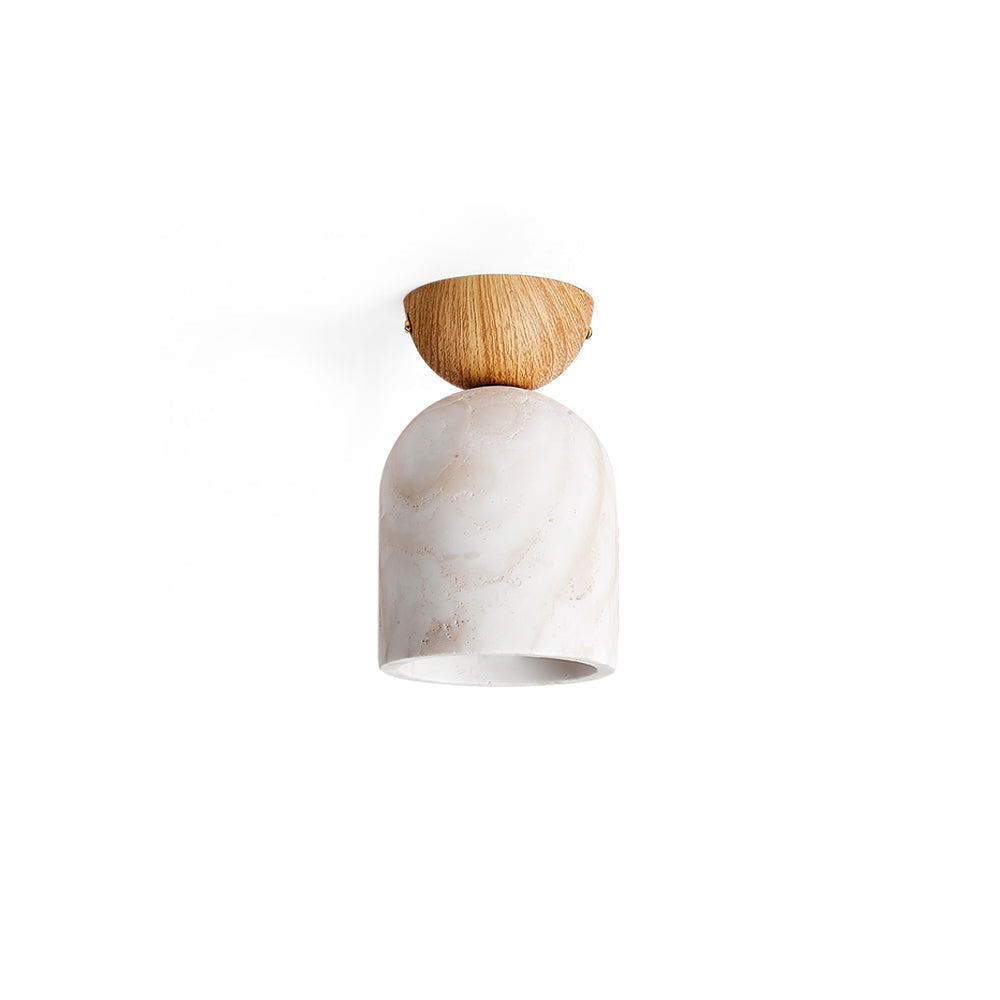 Noncu Travertine Ceiling Lamp shown in a modern interior.