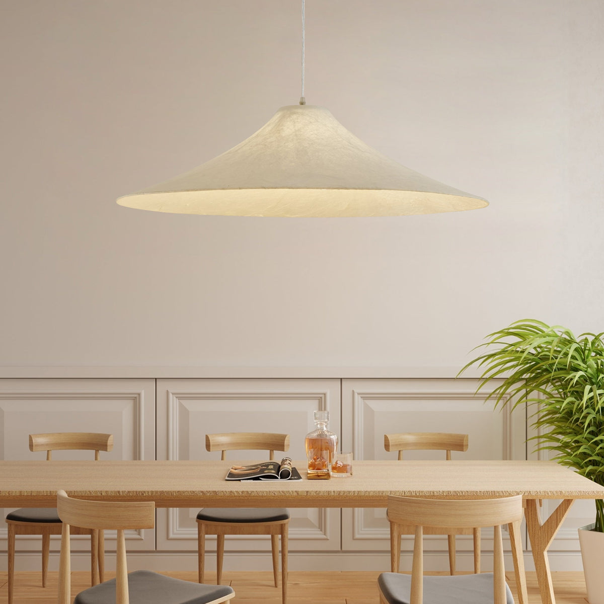 Kaline Suspension Naturelle Plate Minimaliste Moderne