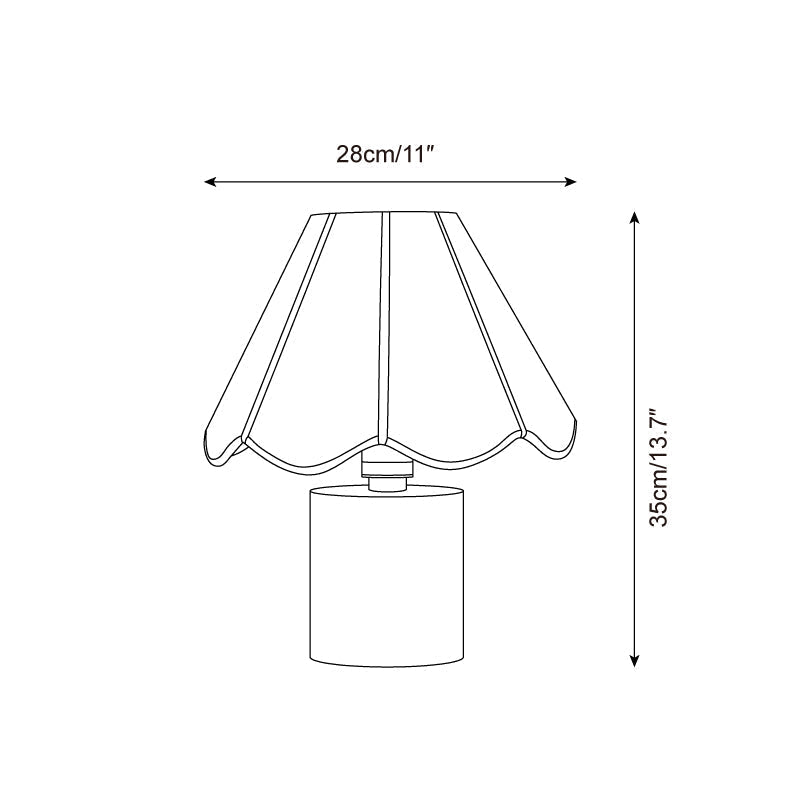 Cedrella Lampe de Table