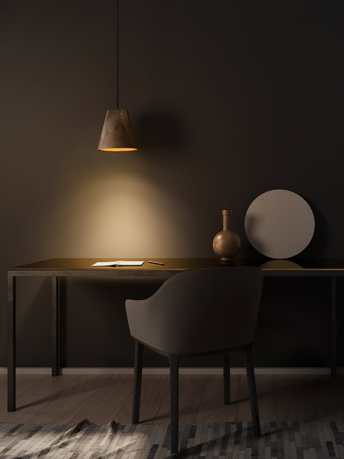 Vetra Suspension en Bois Rustique