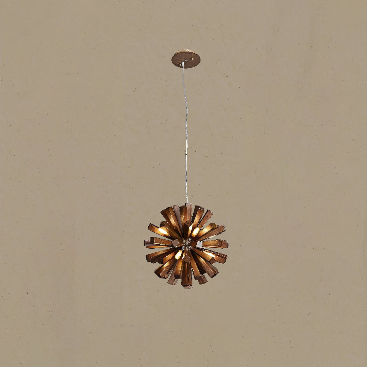 Adraine Lustre Art Nordic Premium en Bois Éclatant