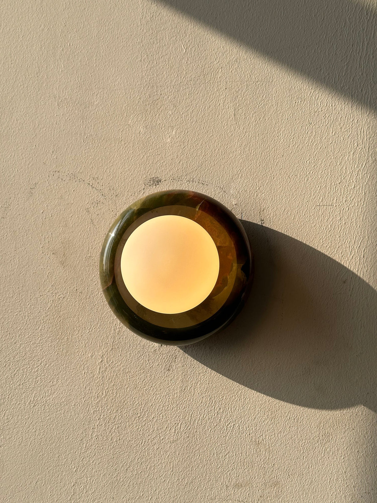 Mavivar Applique Murale Moderne Minimaliste en Verre Jade-Cielum