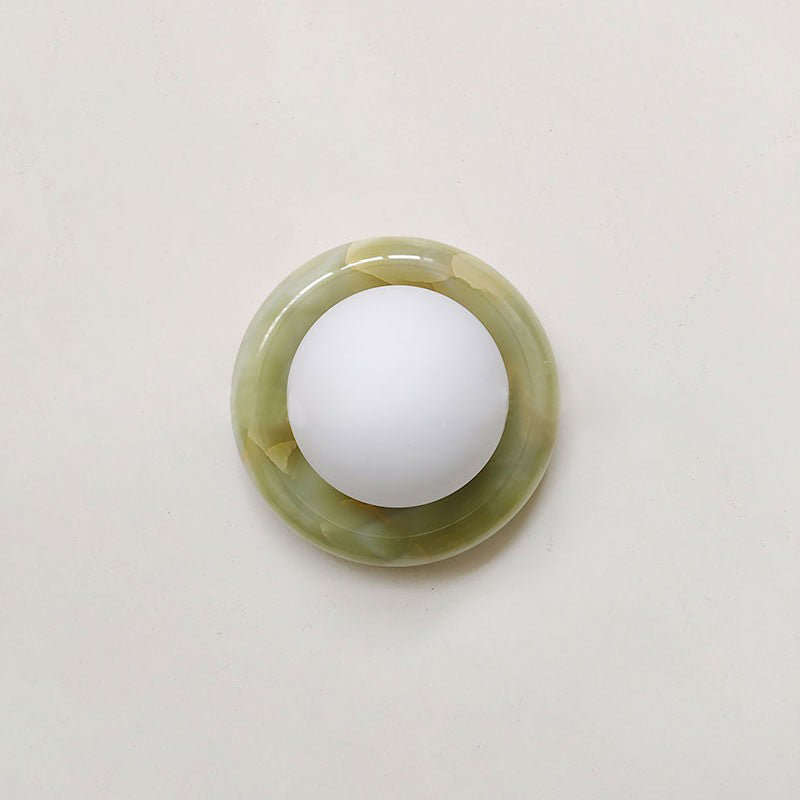 Mavivar Applique Murale Moderne Minimaliste en Verre Jade-Cielum