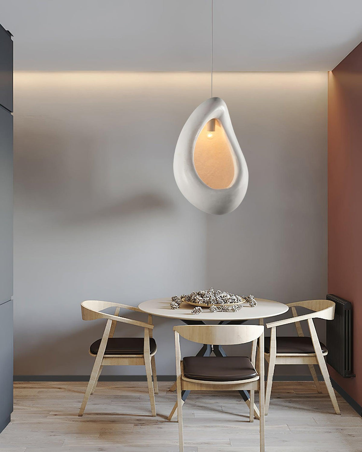 Rilelia Suspension en Forme de Goutte Creuse Wabi Sabi