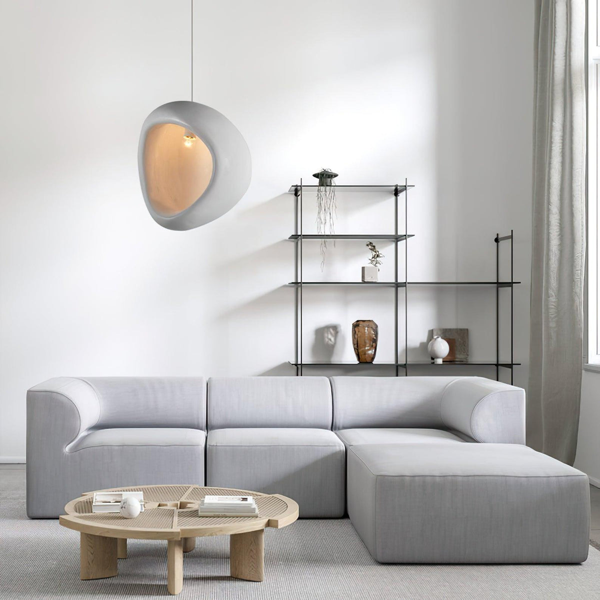 Rilelia Suspension en Forme de Goutte Creuse Wabi Sabi