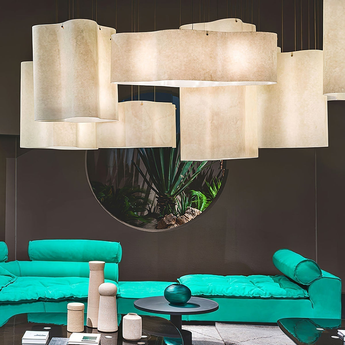 Pavina Suspension Forme Nuage Art Moderne