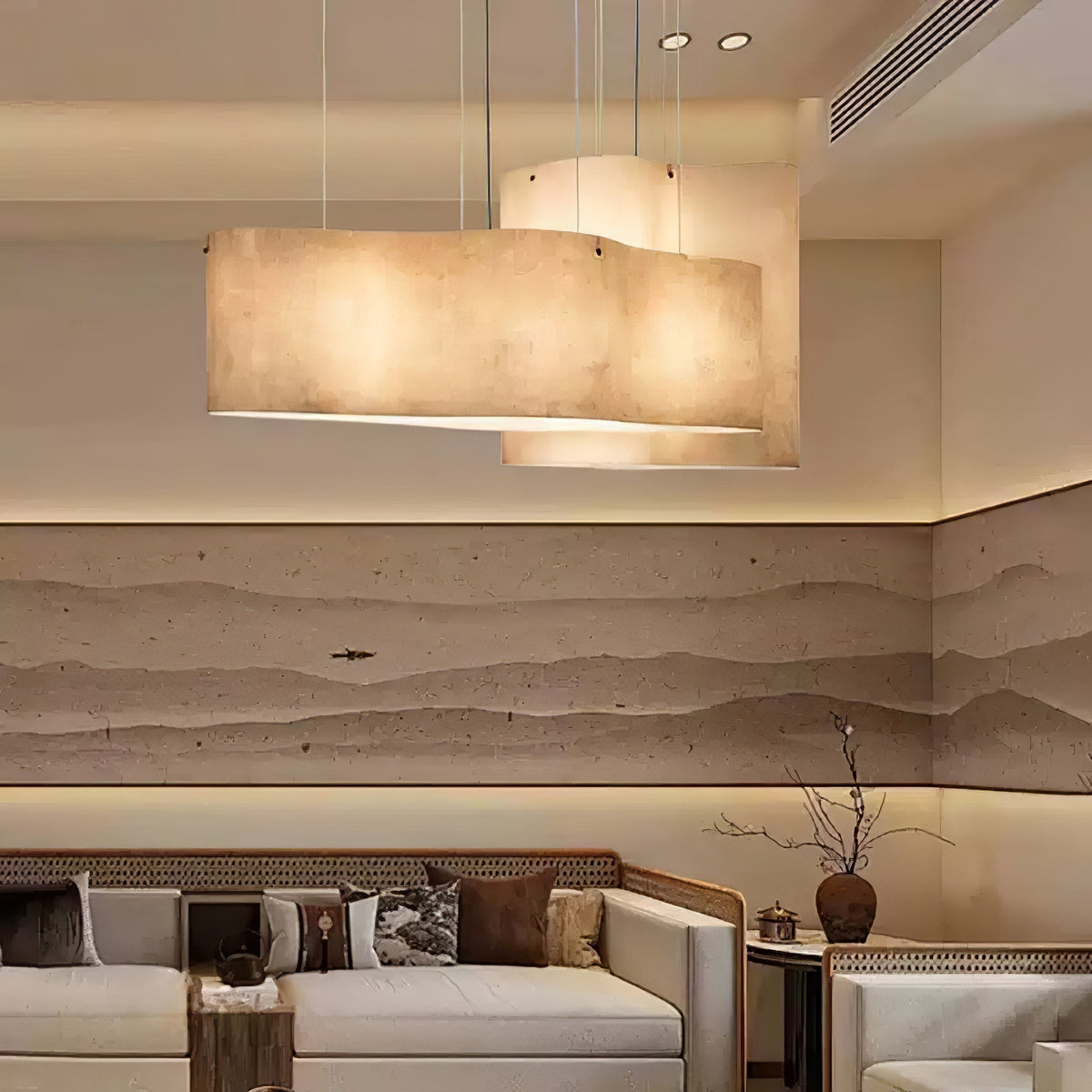 Pavina Suspension Forme Nuage Art Moderne