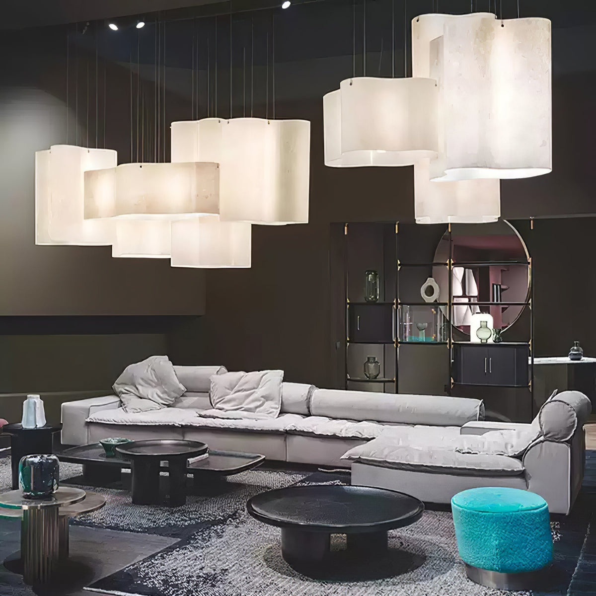 Pavina Suspension Forme Nuage Art Moderne