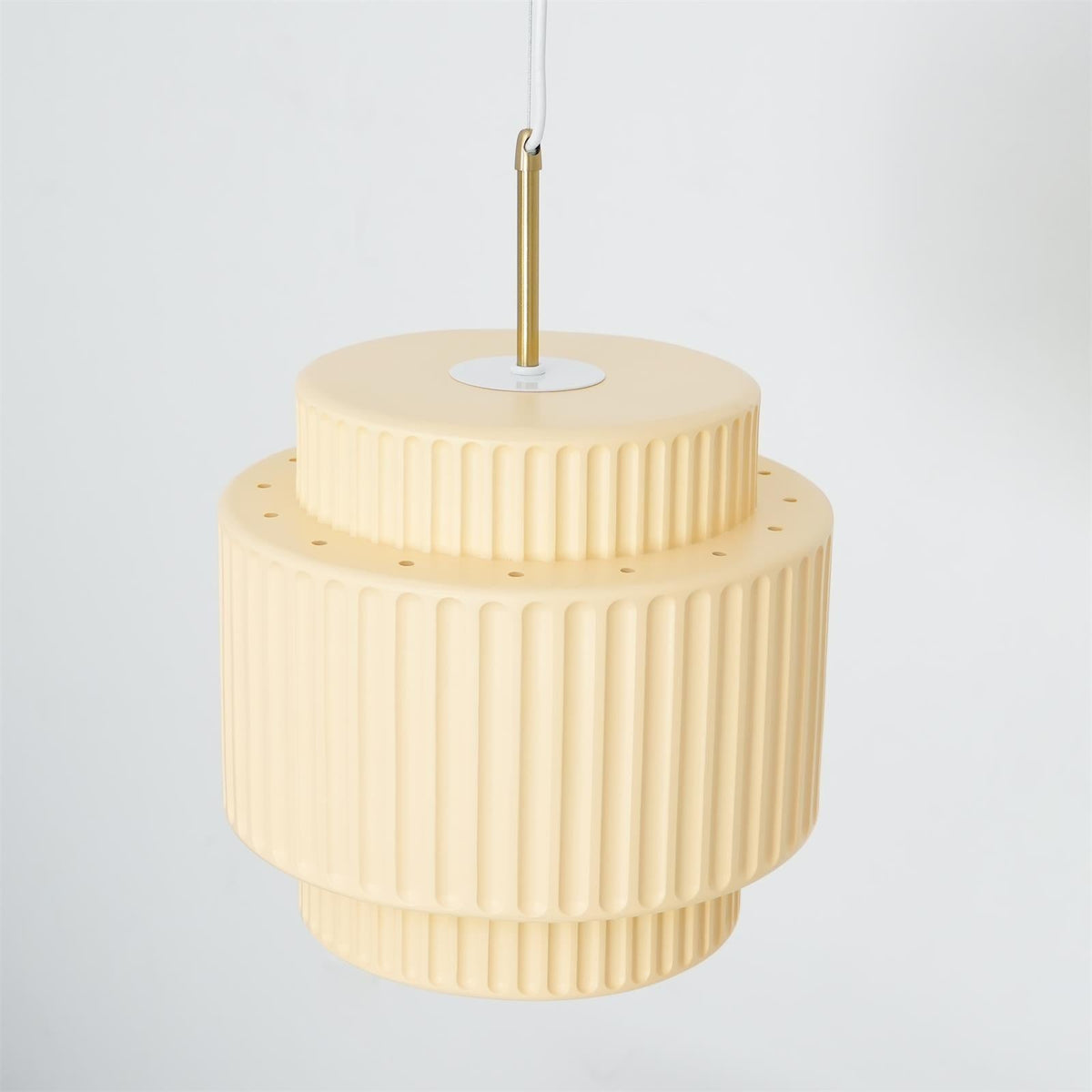 Aurelia Ribbed Pendant Light-Neutral Decor