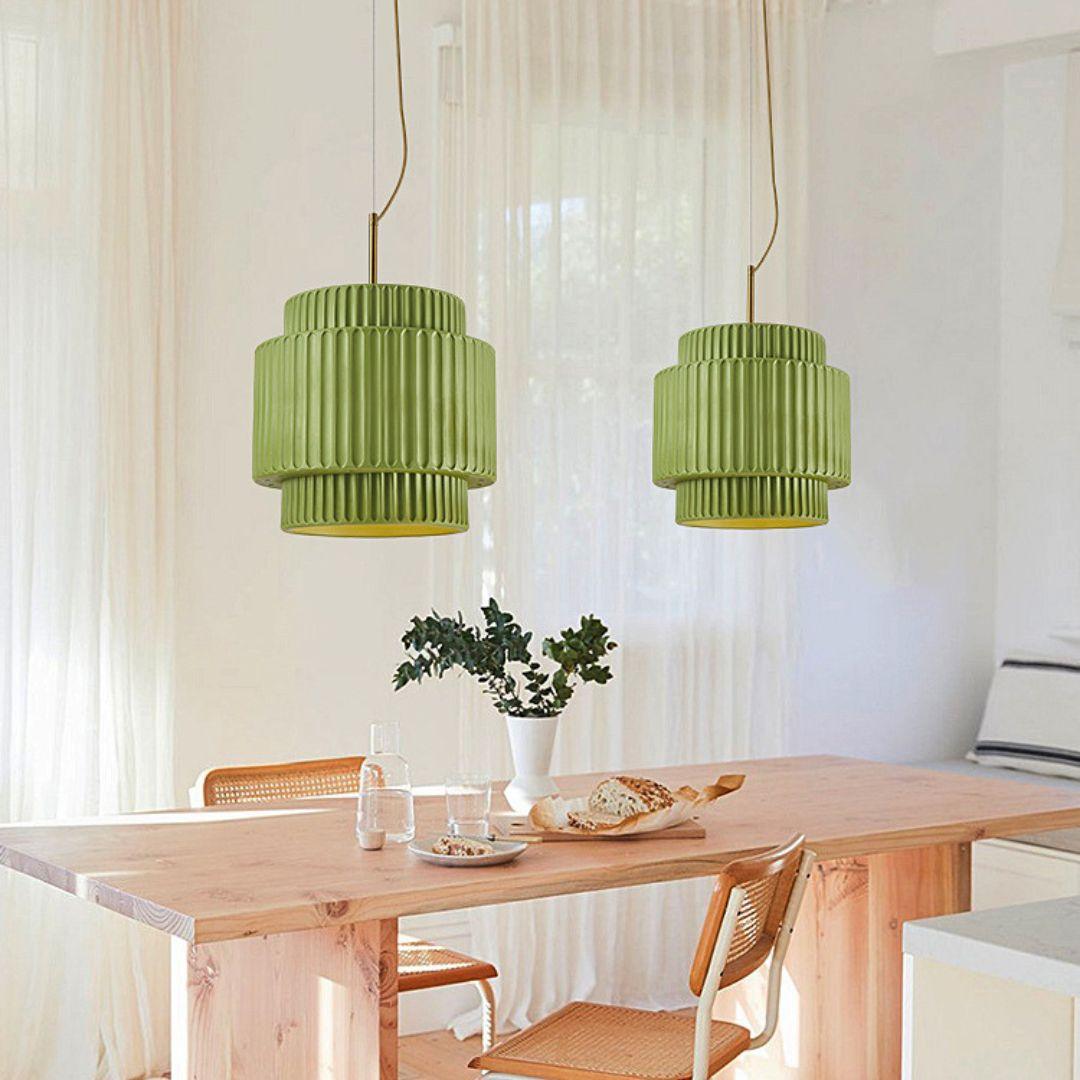 Aurelia Ribbed Pendant Light-Neutral Decor