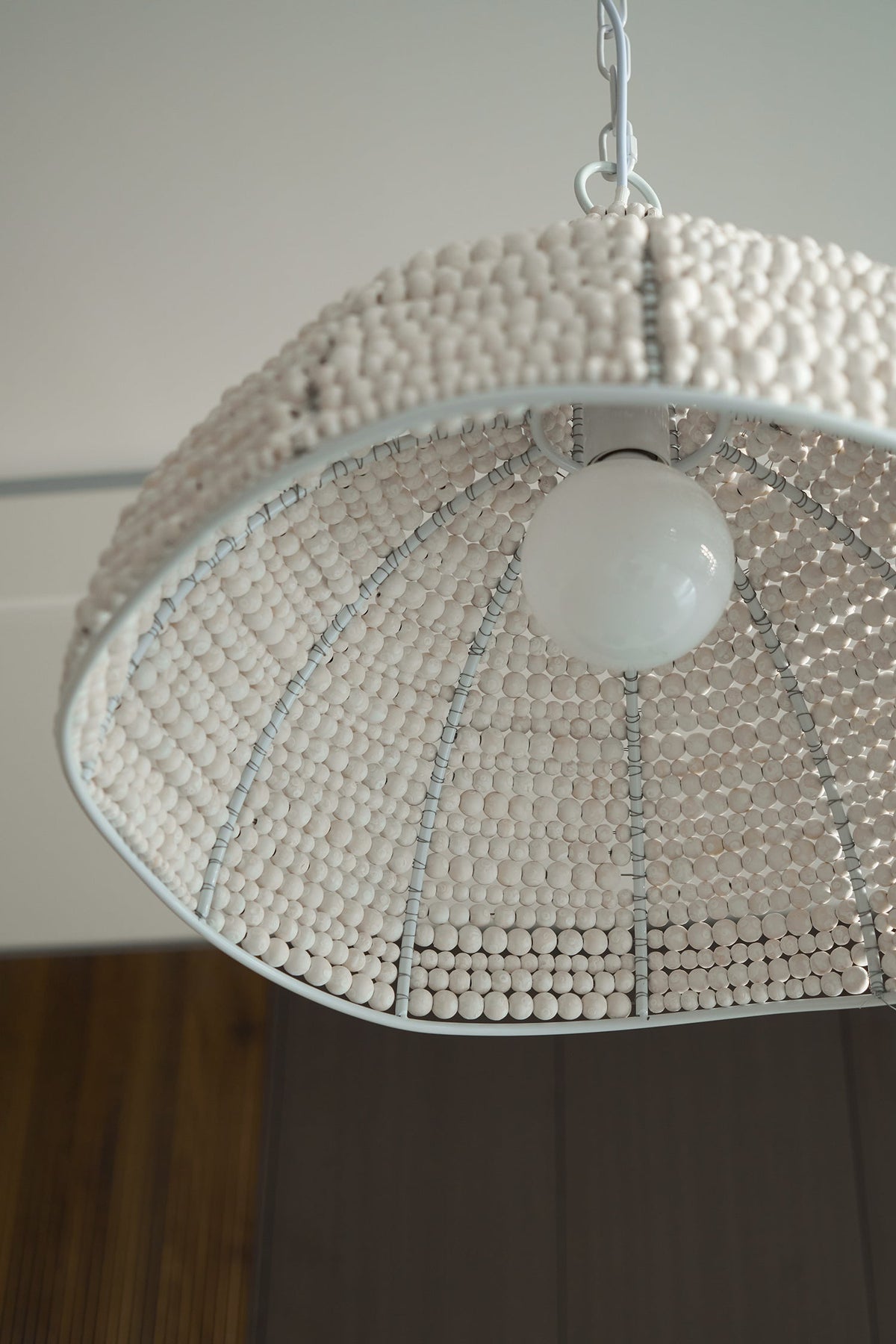 Veliraris Suspension Postmoderne en Métal et Bois De Luxe