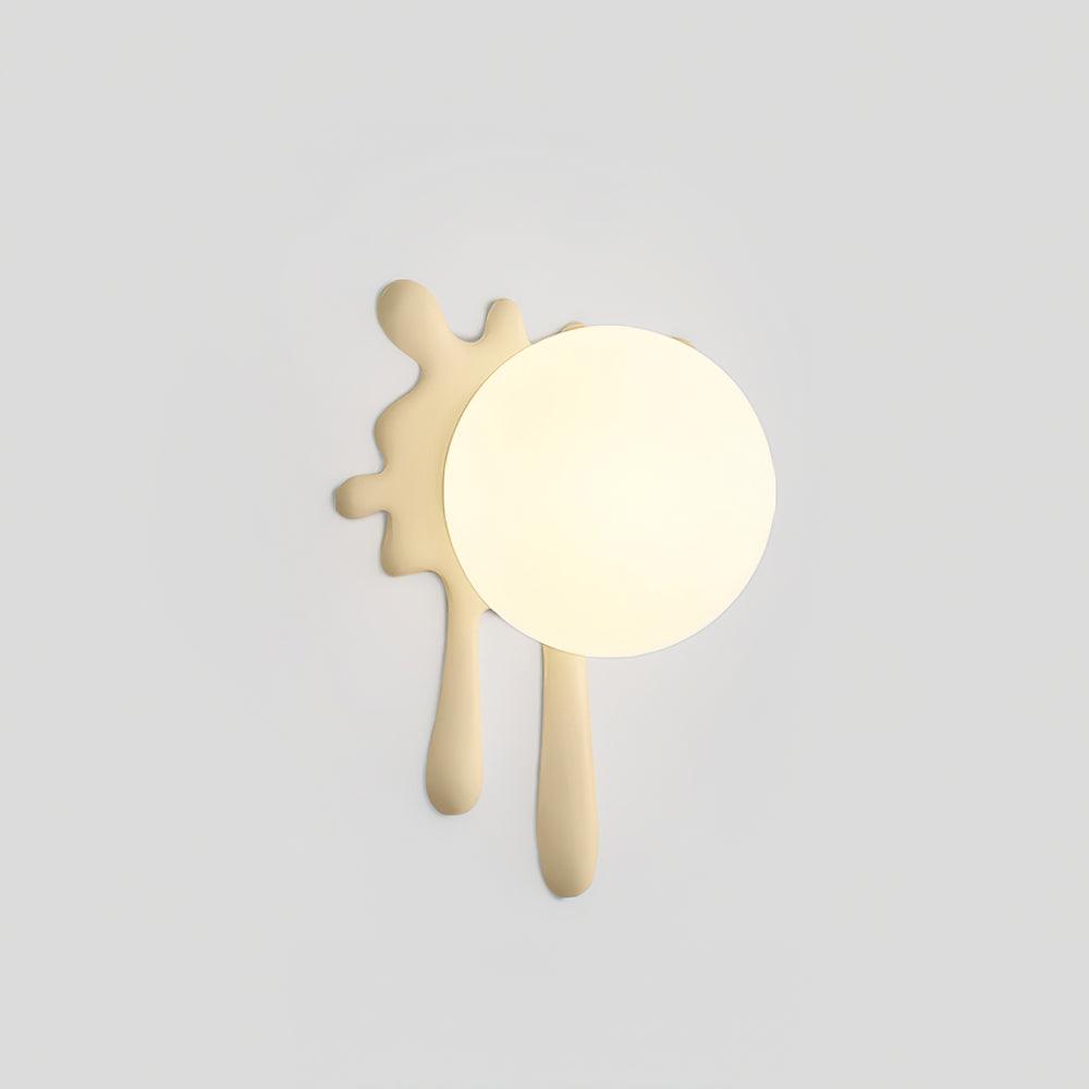 Wall Lamp Abstract Resin Splash Globe-Neutral Decor