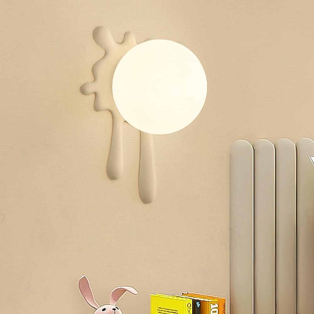 Wall Lamp Abstract Resin Splash Globe-Neutral Decor