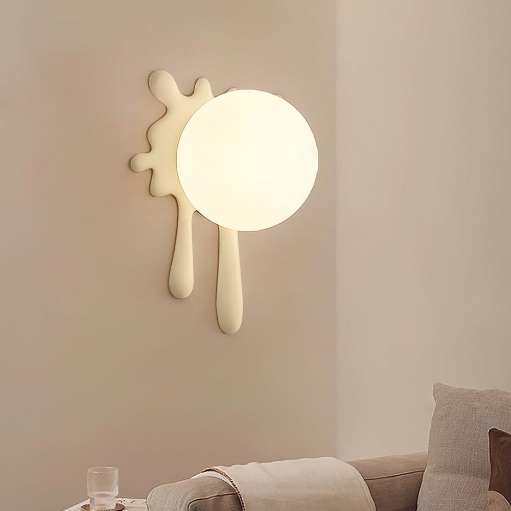 Wall Lamp Abstract Resin Splash Globe-Neutral Decor