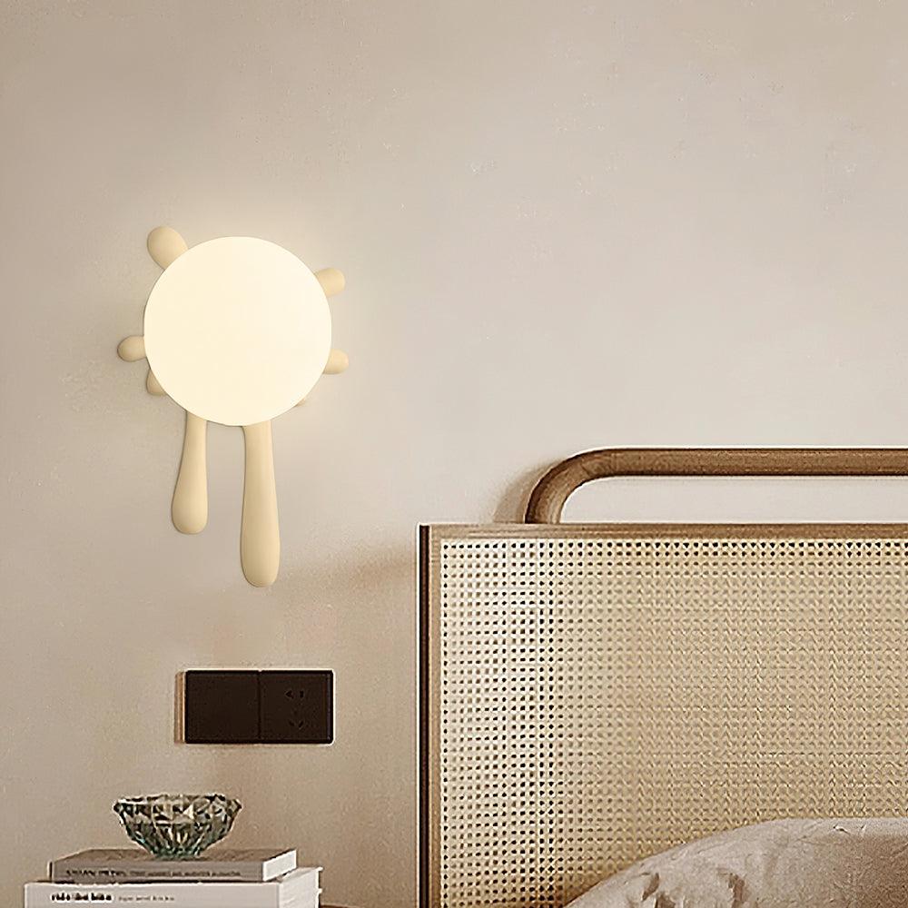 Wall Lamp Abstract Resin Splash Globe-Neutral Decor
