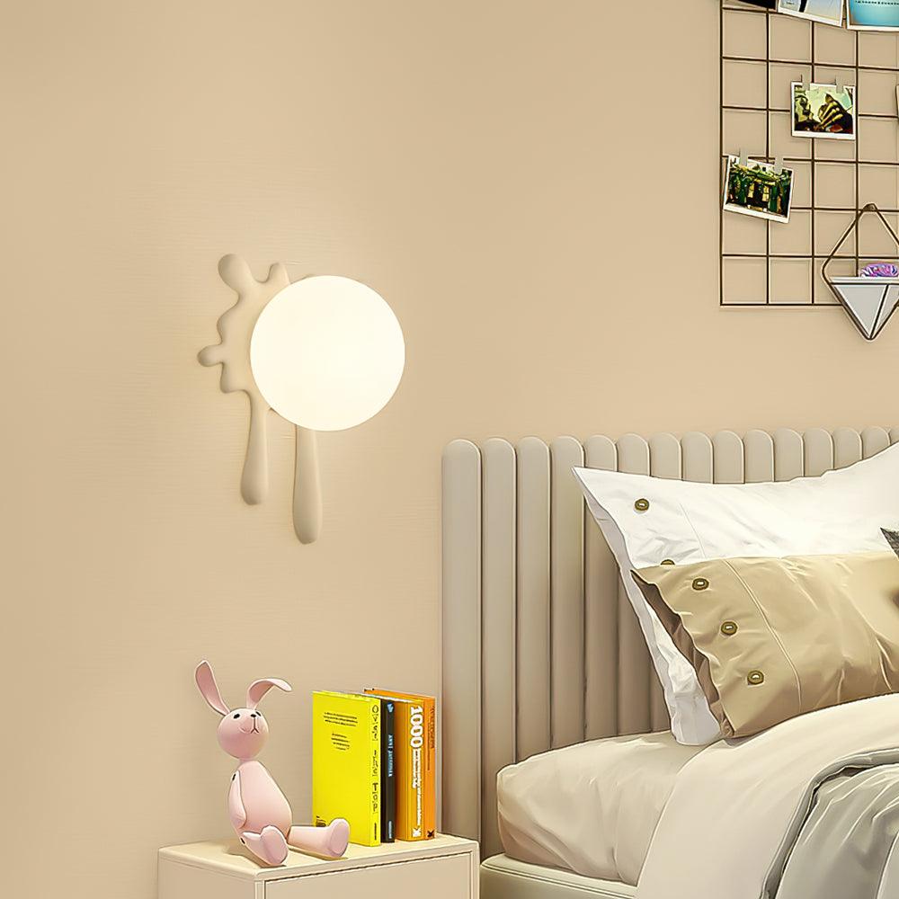 Wall Lamp Abstract Resin Splash Globe-Neutral Decor