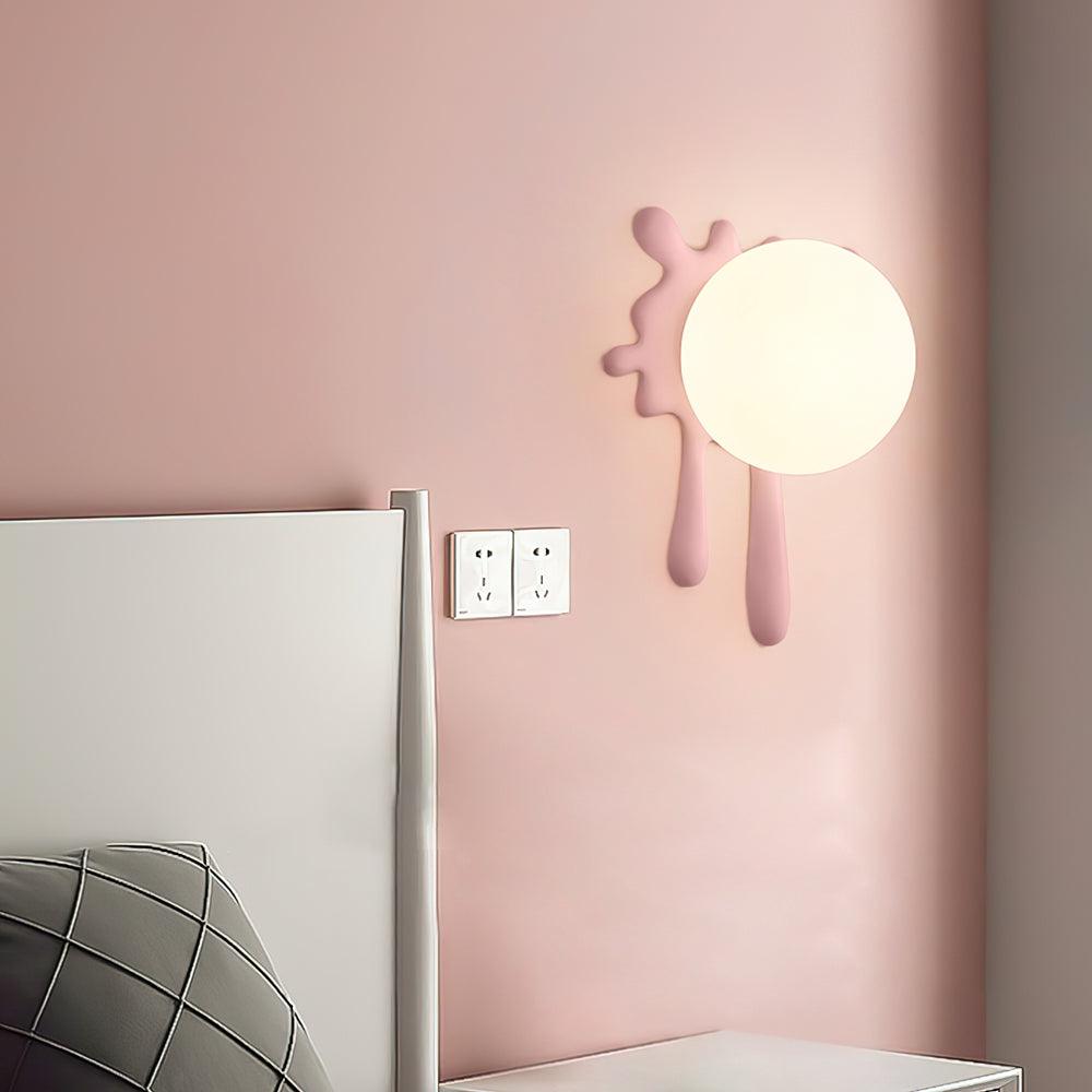 Wall Lamp Abstract Resin Splash Globe-Neutral Decor