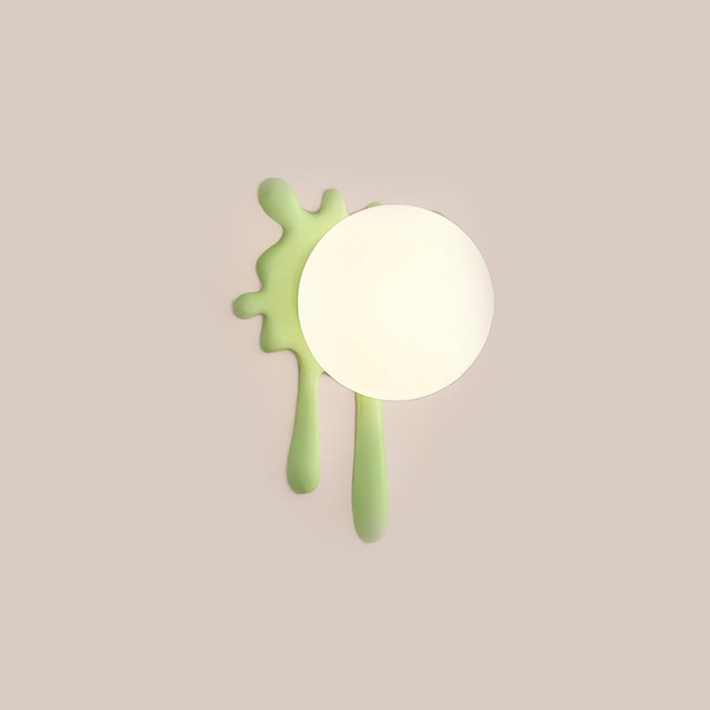 Wall Lamp Abstract Resin Splash Globe-Neutral Decor