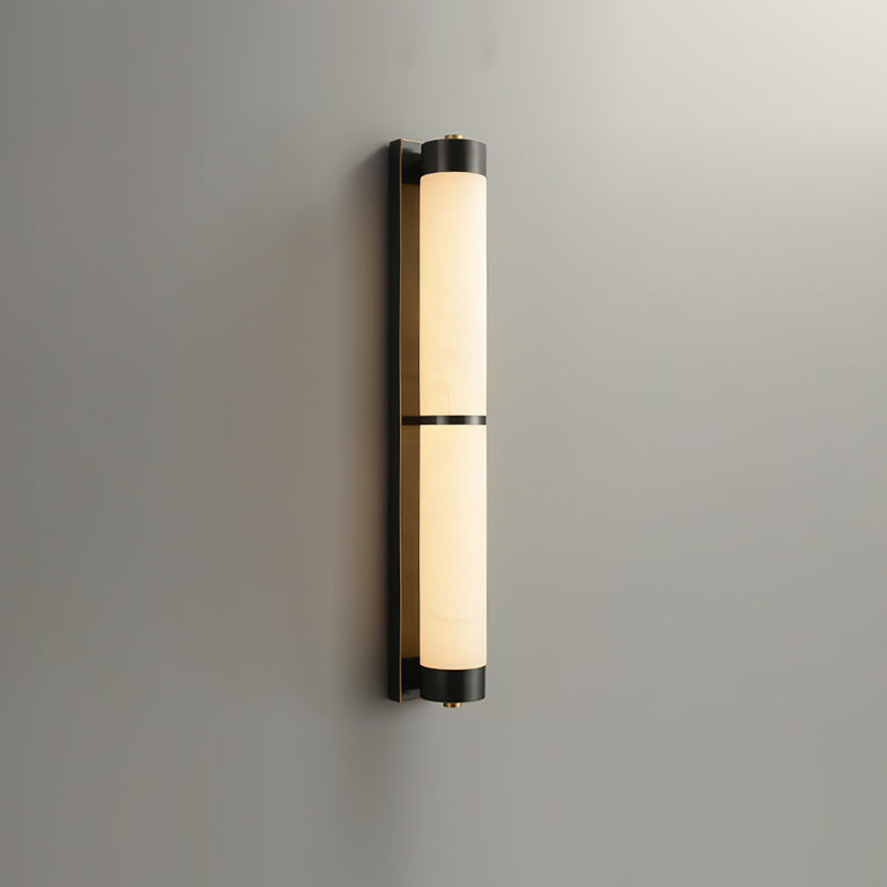 Dimensional drawing of the 80cm Olmirira Alabaster Wall Light.