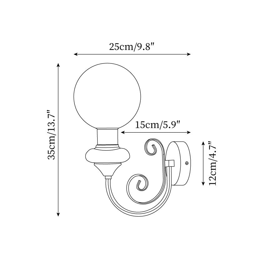 Velin Brass Wall Lamp-Neutral Decor
