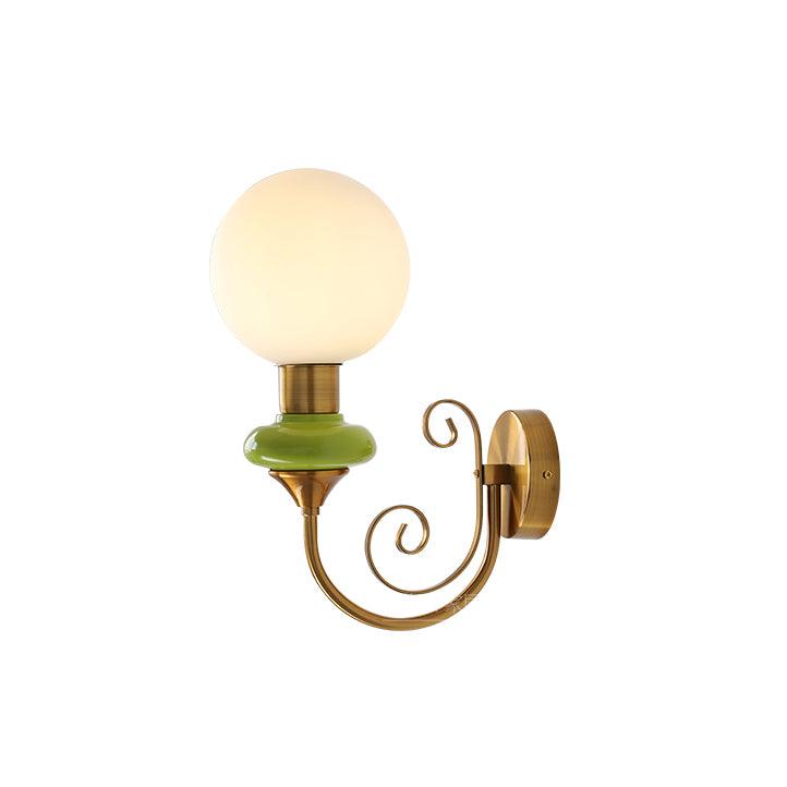 Velin Brass Wall Lamp-Neutral Decor