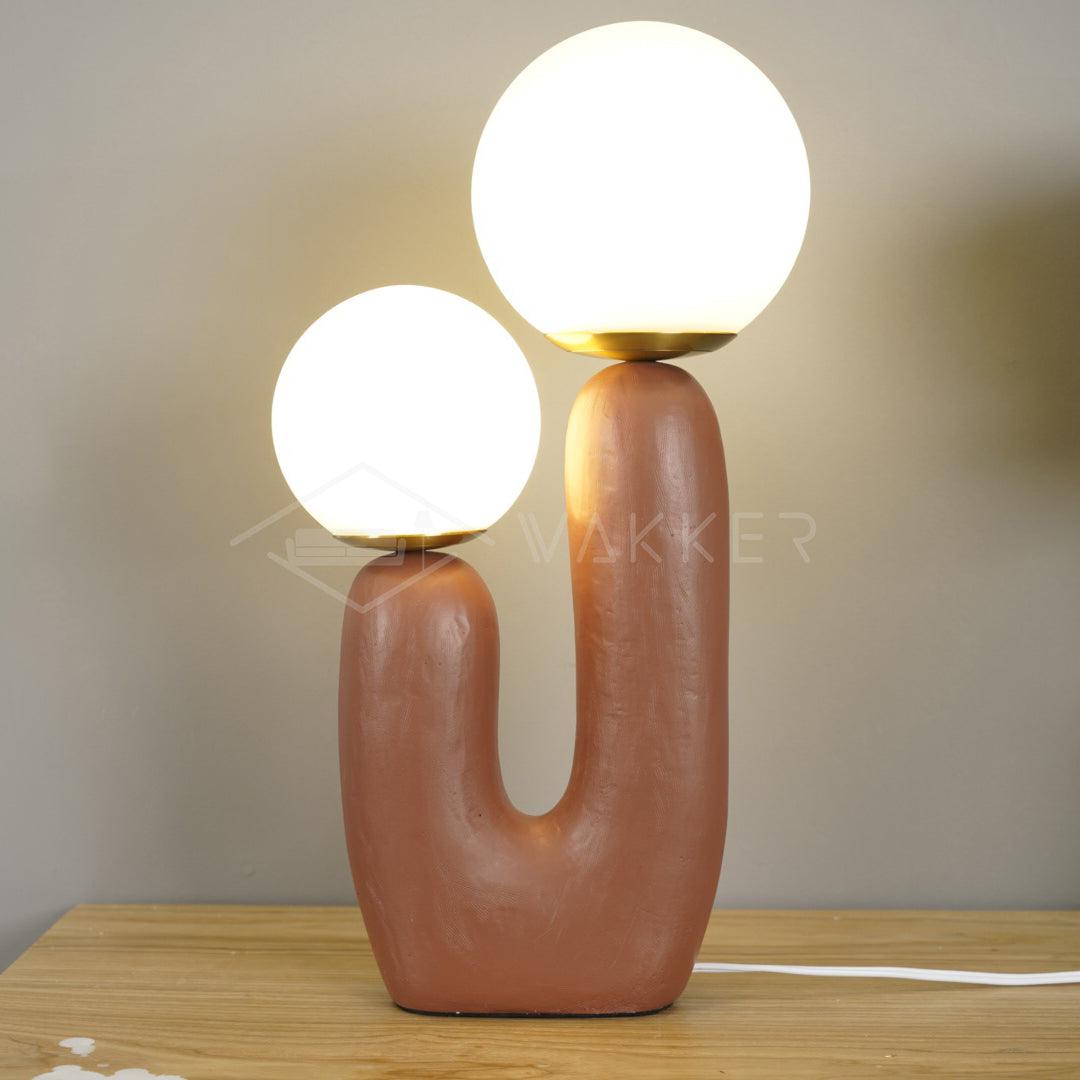 Elyrain Lampe de Table en Résine d'Art Playful