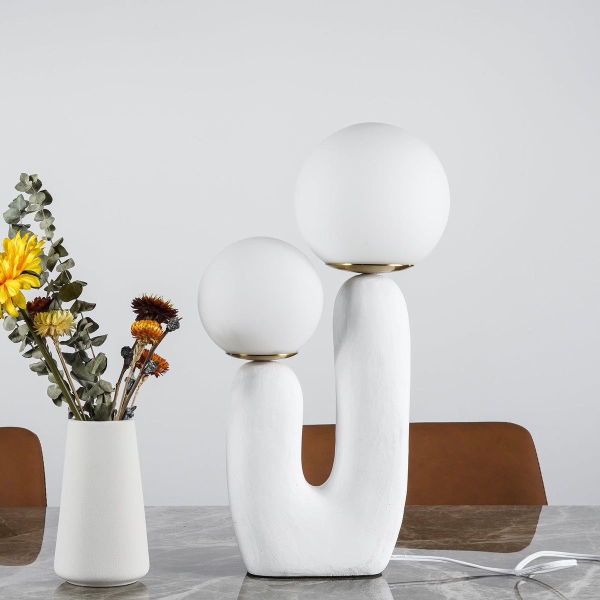 Elyrain Lampe de Table en Résine d'Art Playful