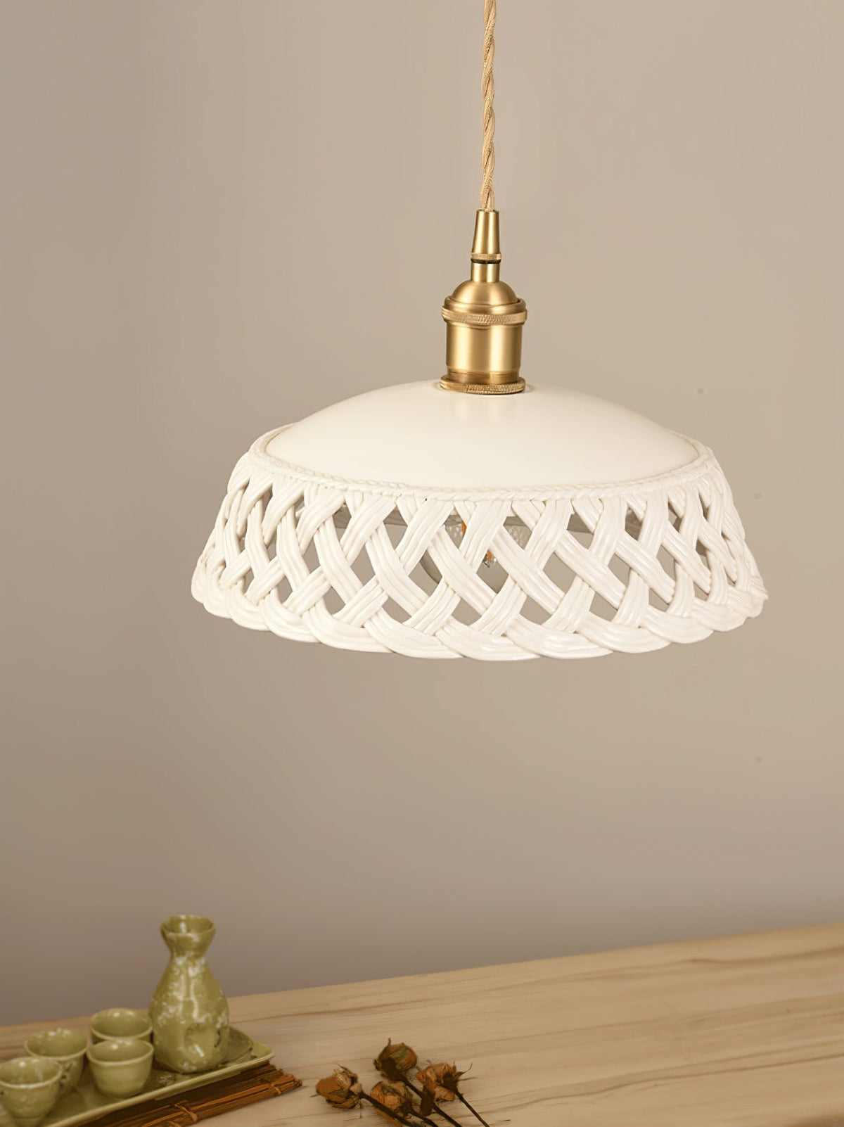 Seluna Suspension Céramique Moderne