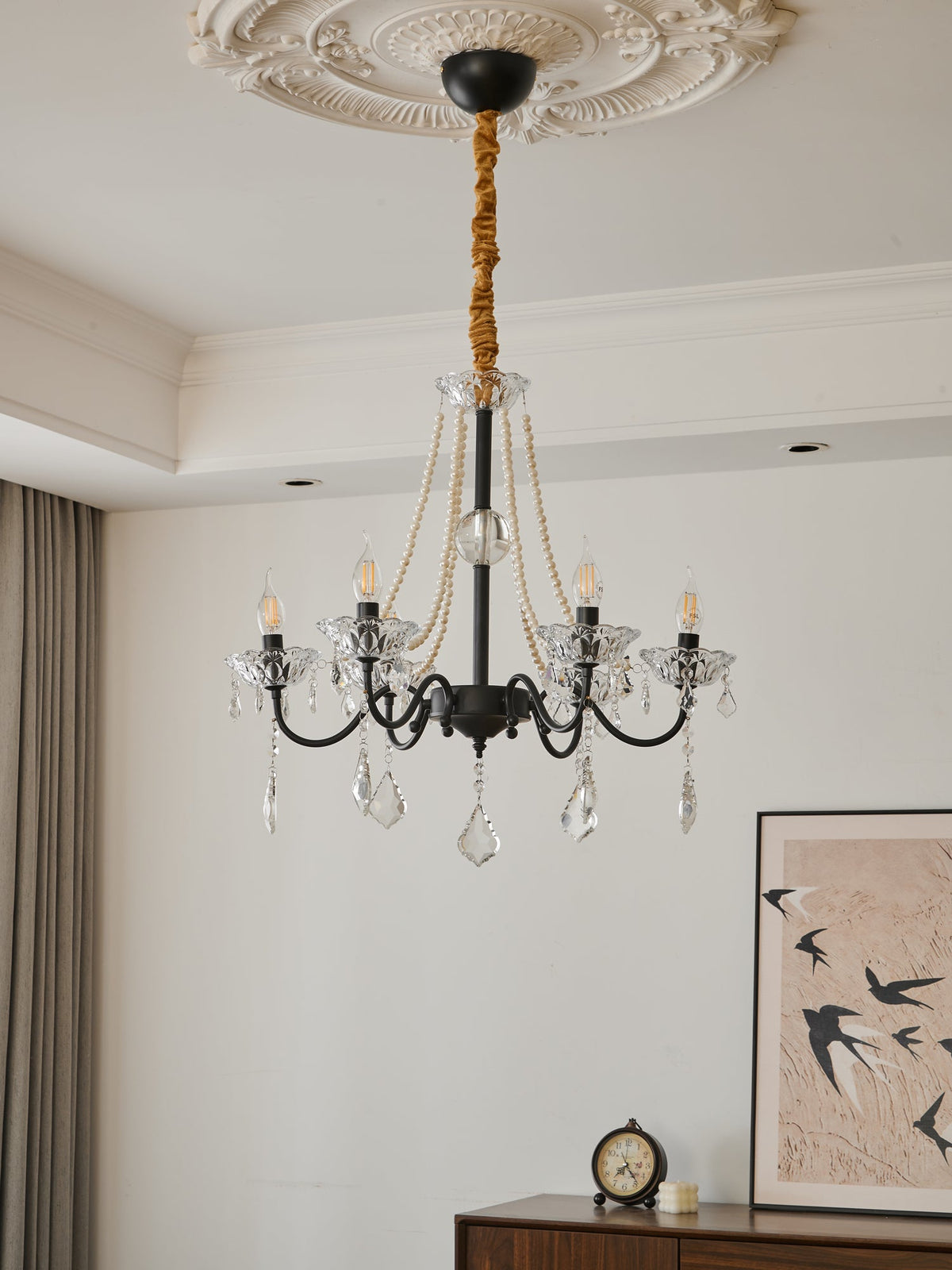 Lucelle Lustre Classique Postmoderne de Luxe en Cristal