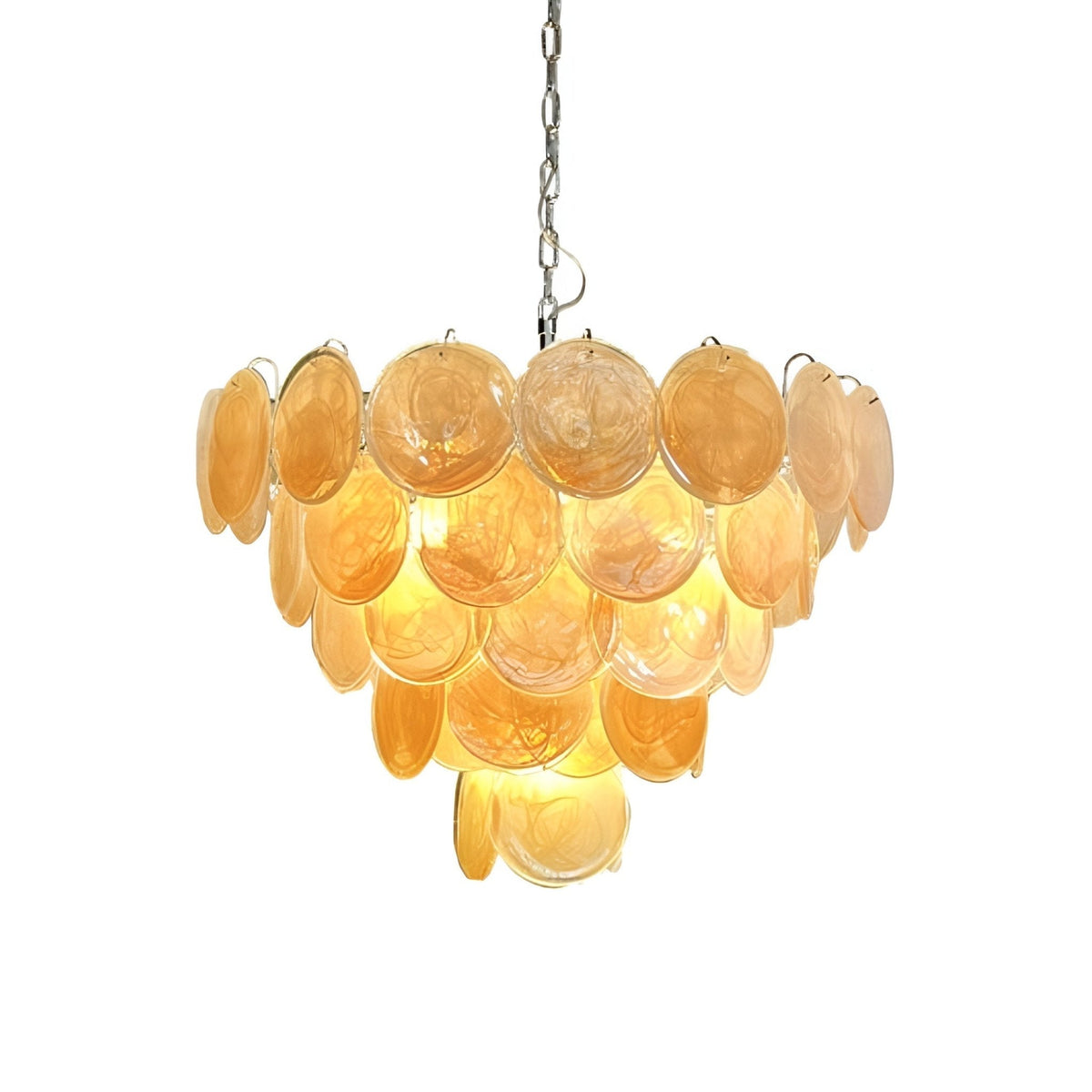 Verara Lustre Murano Verre Disque Classique