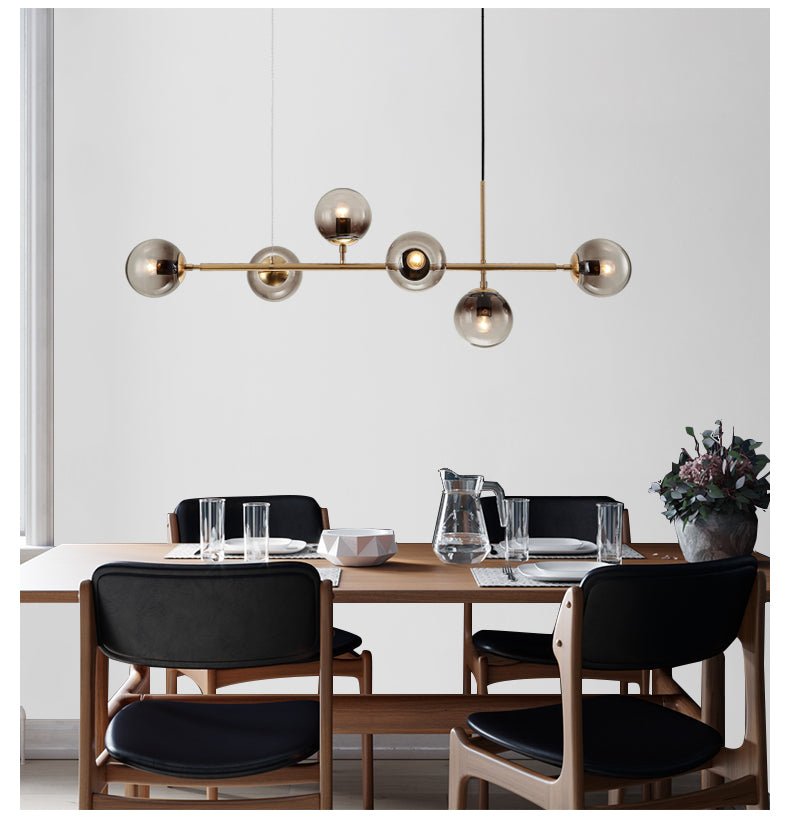Olveya Suspension Orb Laiton Verre Pour Salon