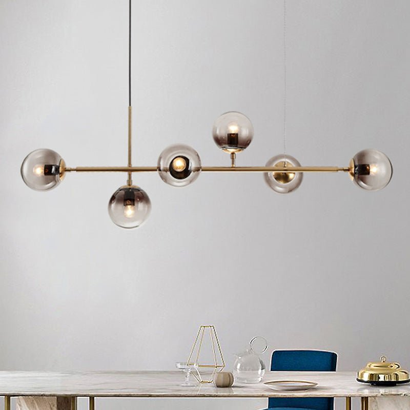 Olveya Suspension Orb Laiton Verre Pour Salon