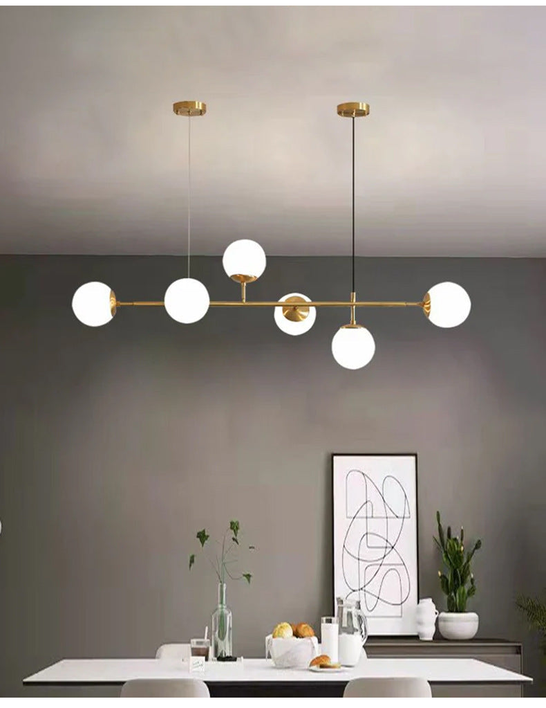 Olveya Suspension Orb Laiton Verre Pour Salon