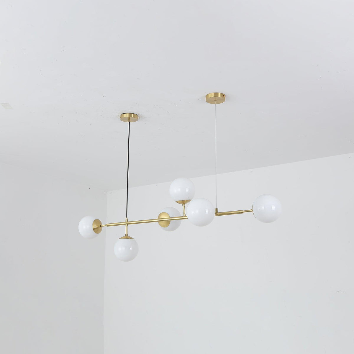 Olveya Suspension Orb Laiton Verre Pour Salon