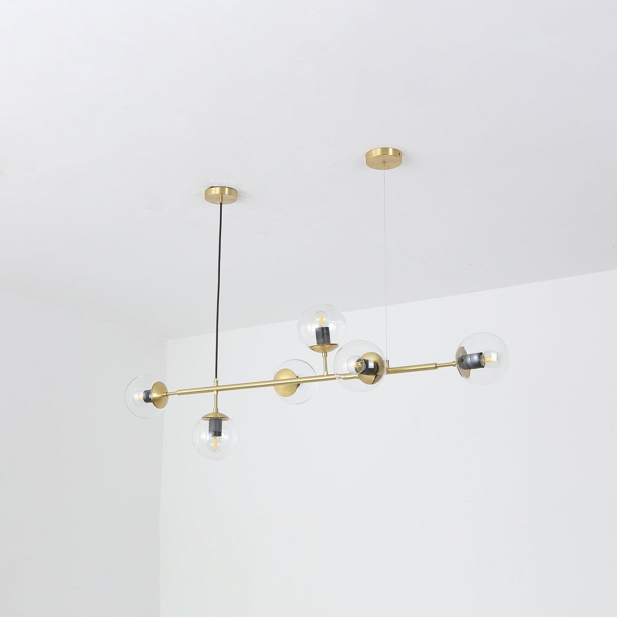 Olveya Suspension Orb Laiton Verre Pour Salon