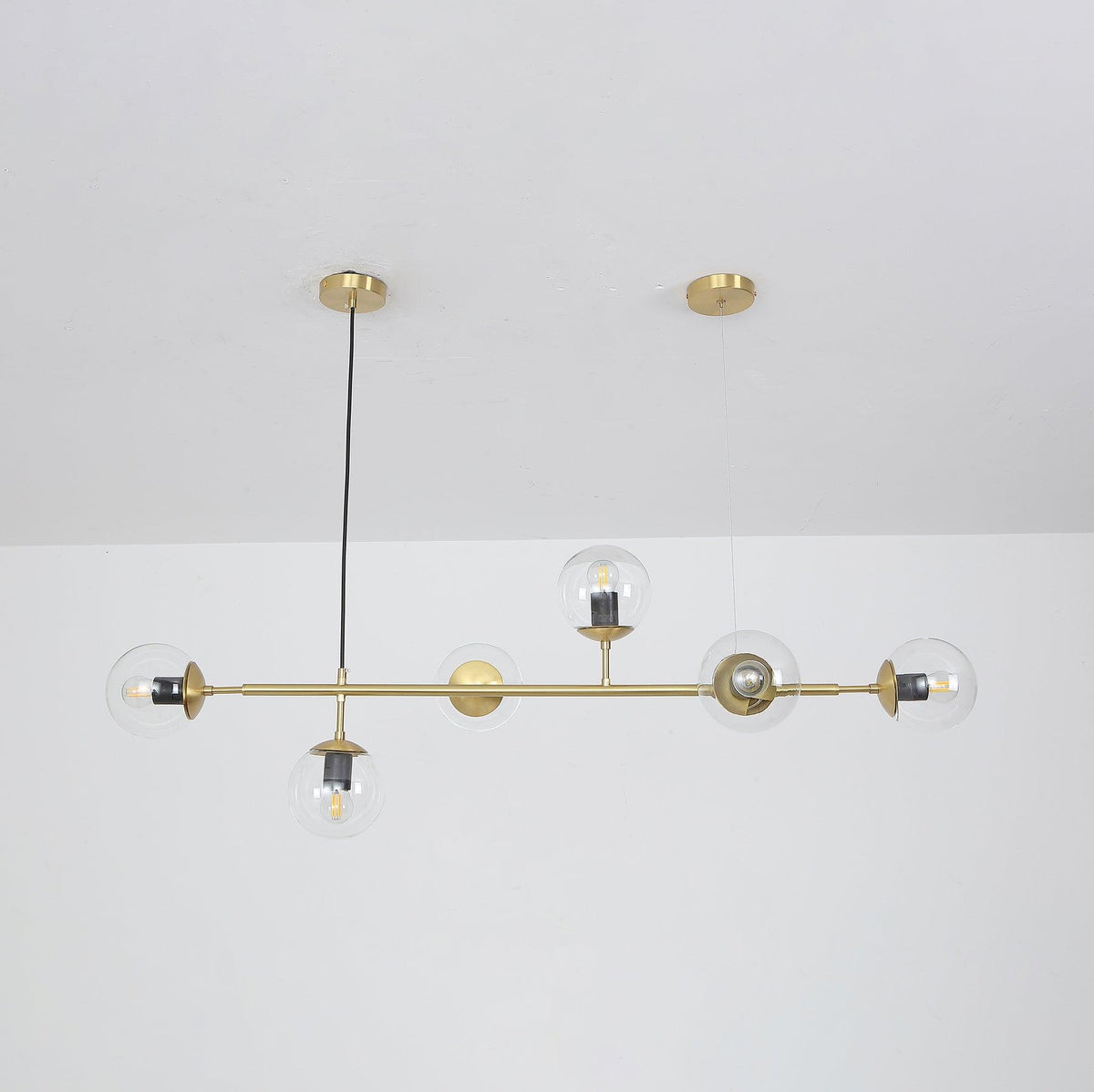 Olveya Suspension Orb Laiton Verre Pour Salon