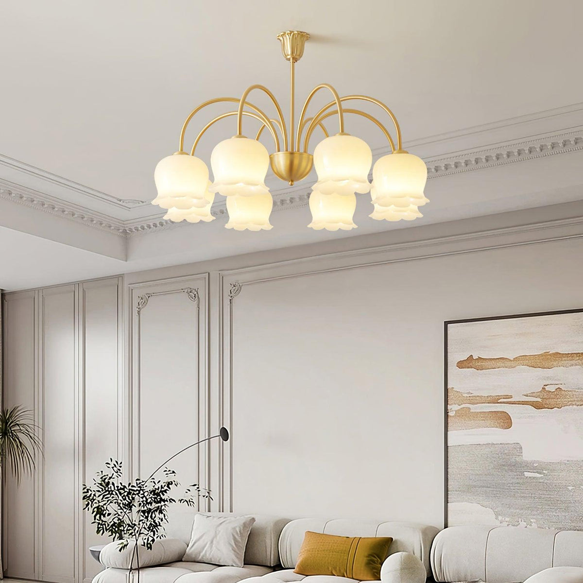 Talella Lustre Laiton Bras Courbé Élégant