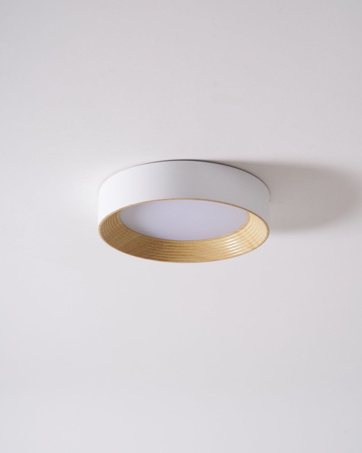 Belara Plafonnier Bois Anneau Minimaliste Réglable