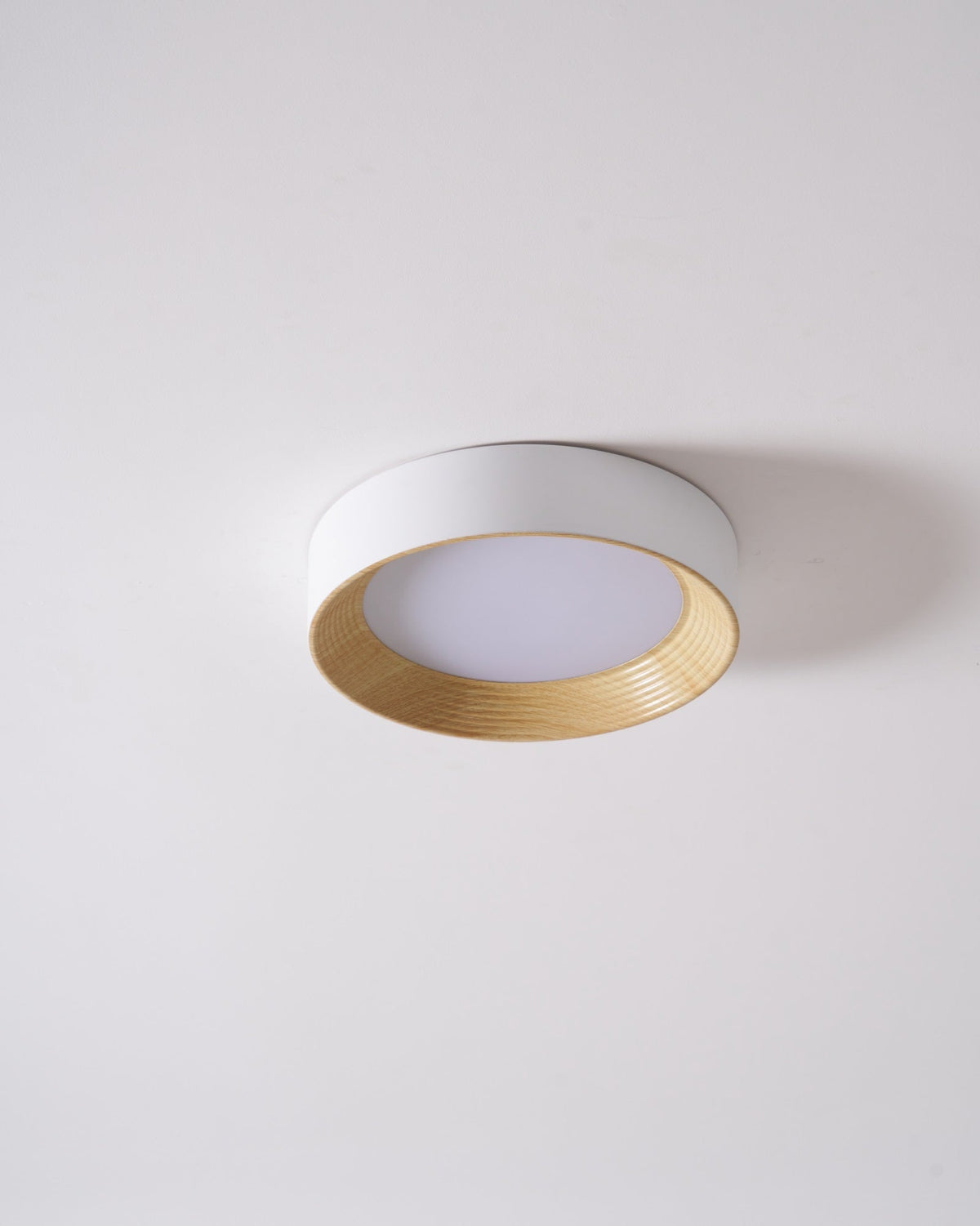 Belara Plafonnier Bois Anneau Minimaliste Réglable